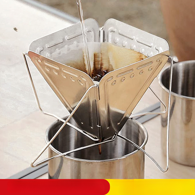 Outdoor Coffee Equipment - 304 paslanmaz çelik kahve damlama rafı