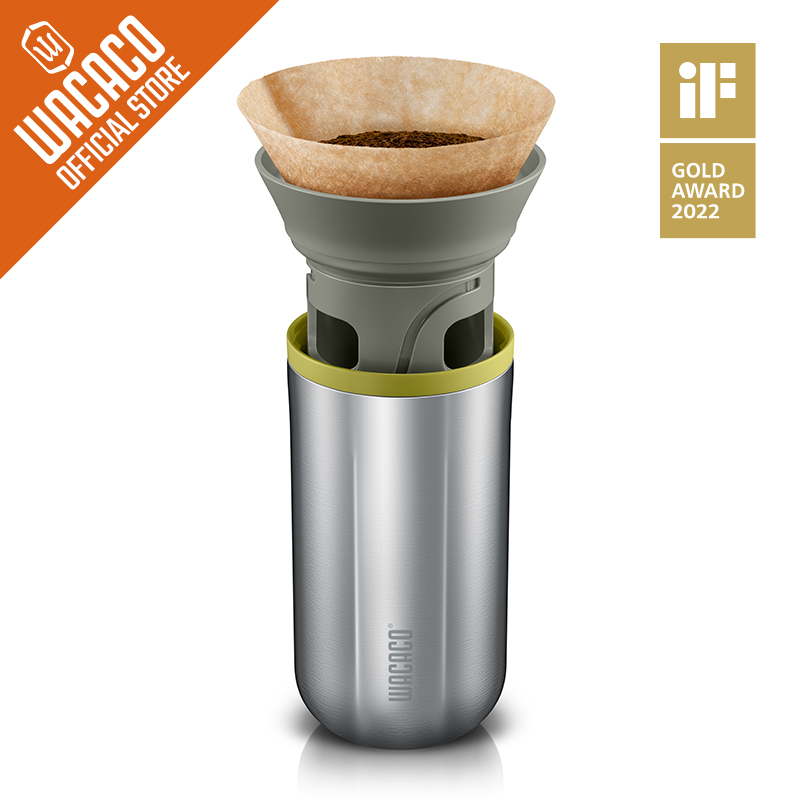 Coffee Equipment Pour Over - WACACO Cuppamoka Cezve, 10 Koni Kağıt