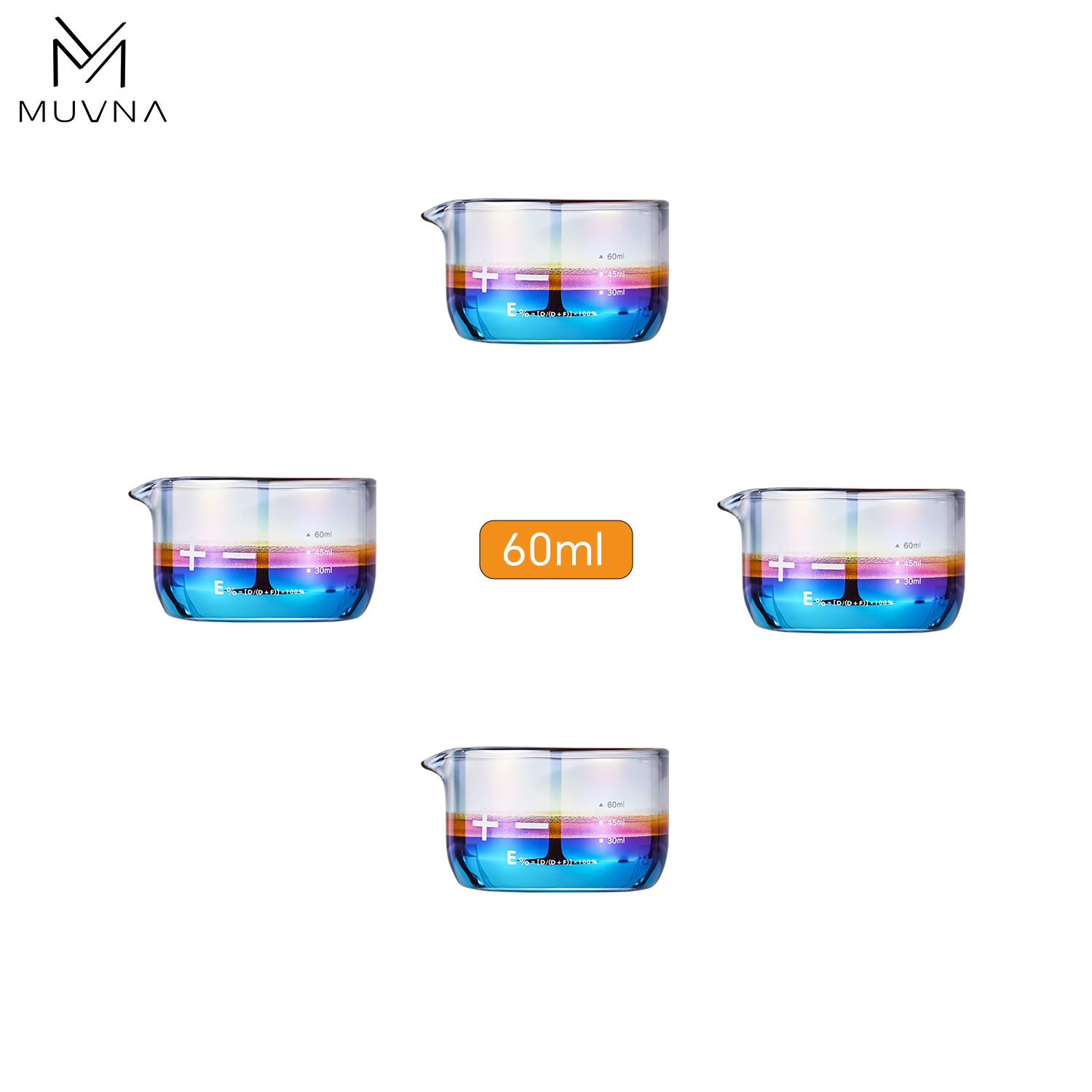 Espresso Shot Glass - Muvna Espresso Fincanları, 60ML/2.11OZ Kahve Fincanları,