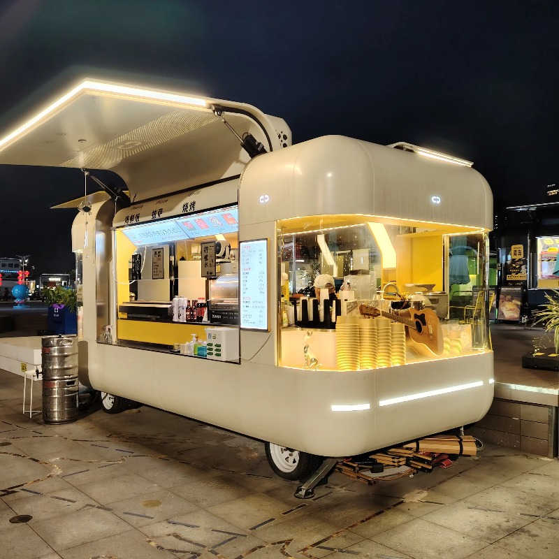 Coffee Vending Equipment - 2025 Yeni Tam Donanımlı Mobil Yiyecek
