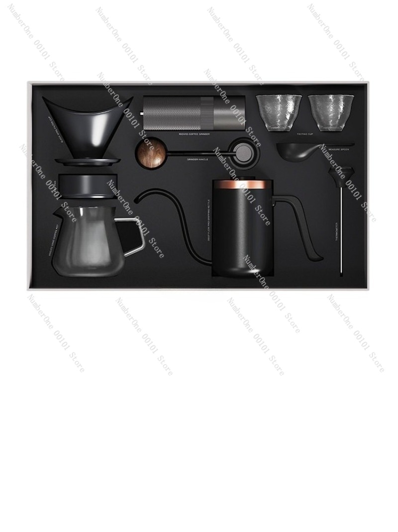 Coffee Equipment Pour Over - Manuel Kahve Makinesi Seti Hediye Kutusu