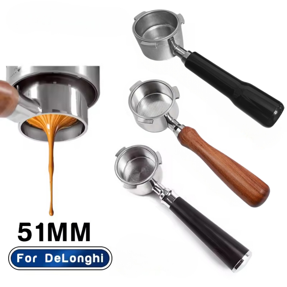 Naked Portafilter Bottomless - Kahve Dipsiz Portafilter 51mm Çıplak Delonghi