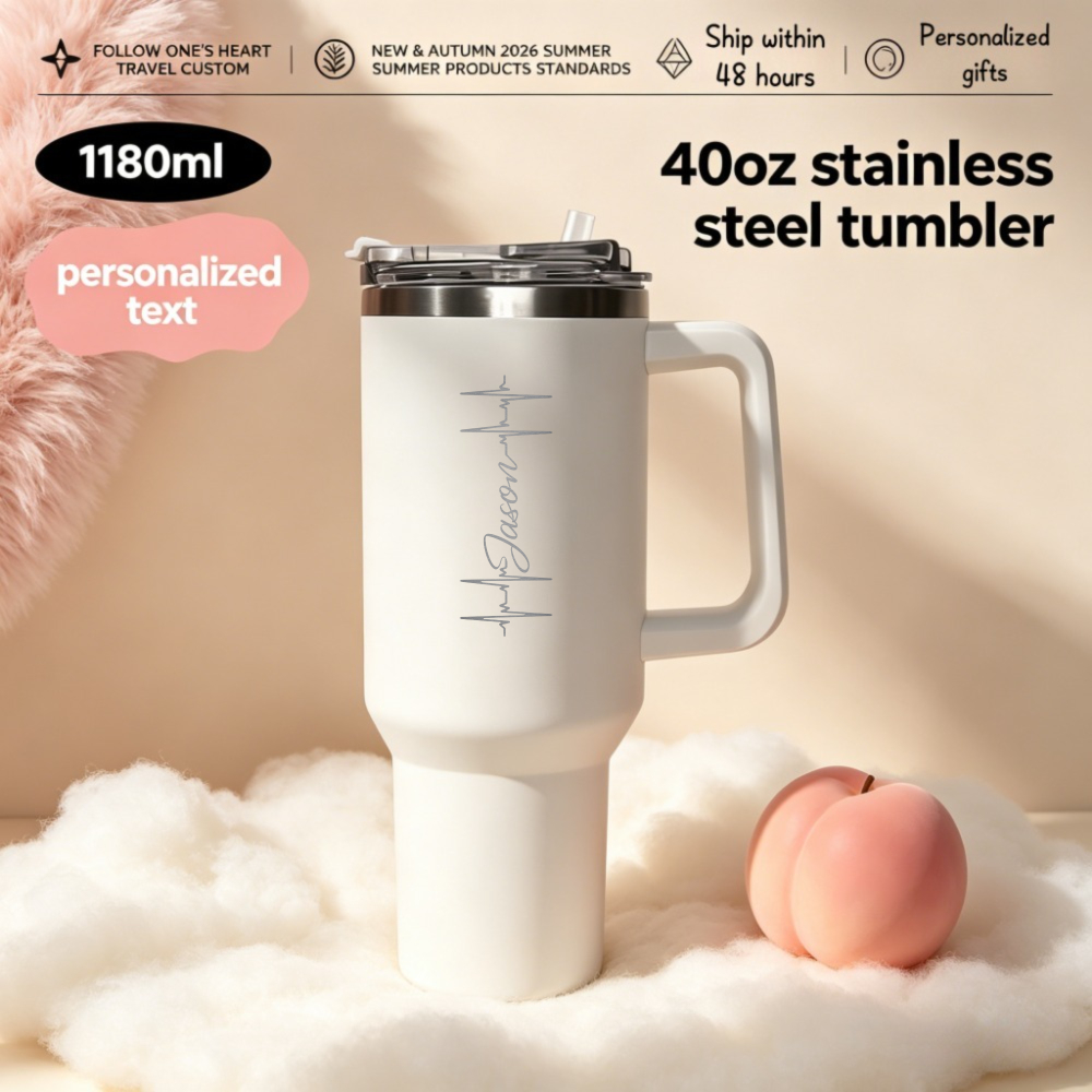 Coffee Equipment For Camping - 1L Kişiselleştirilmiş metinli şişe Paslanmaz çelik