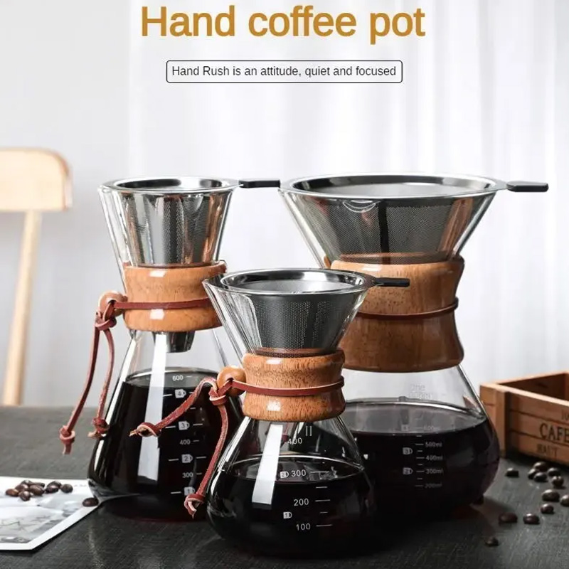 Coffee Equipment Pour Over - El Cam Kahve Su Isıtıcısı Paslanmaz
