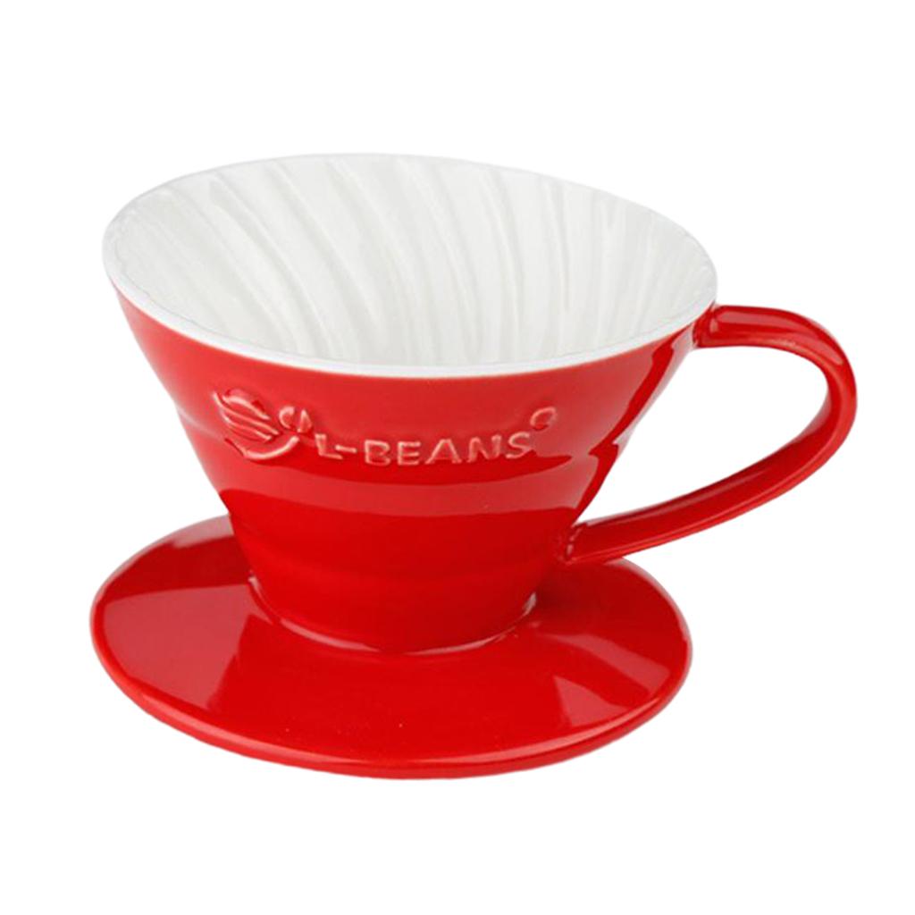 Coffee Equipment Pour Over - Seramik Demleme Kahve Filtresi Yeniden Kullanılabilir