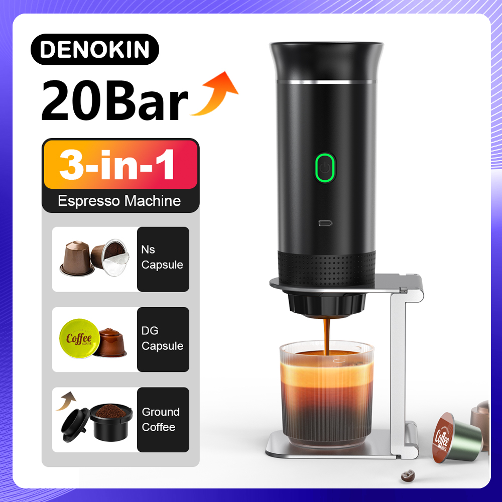 Coffee Equipment For Camping - Kablosuz Elektrikli Taşınabilir Espresso Kahve Makinesi