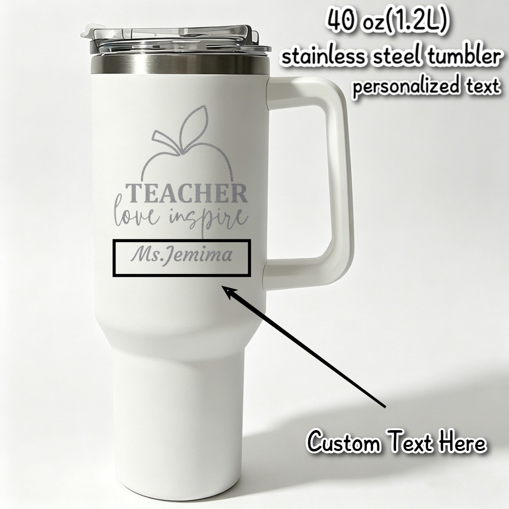 Coffee Equipment For Camping - 1L Öğretmenlere Özel Kişiselleştirilmiş Metinli Matara