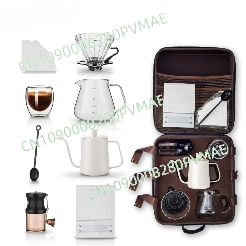Coffee Equipment Pour Over - El yapımı demleme kahve seti, açık