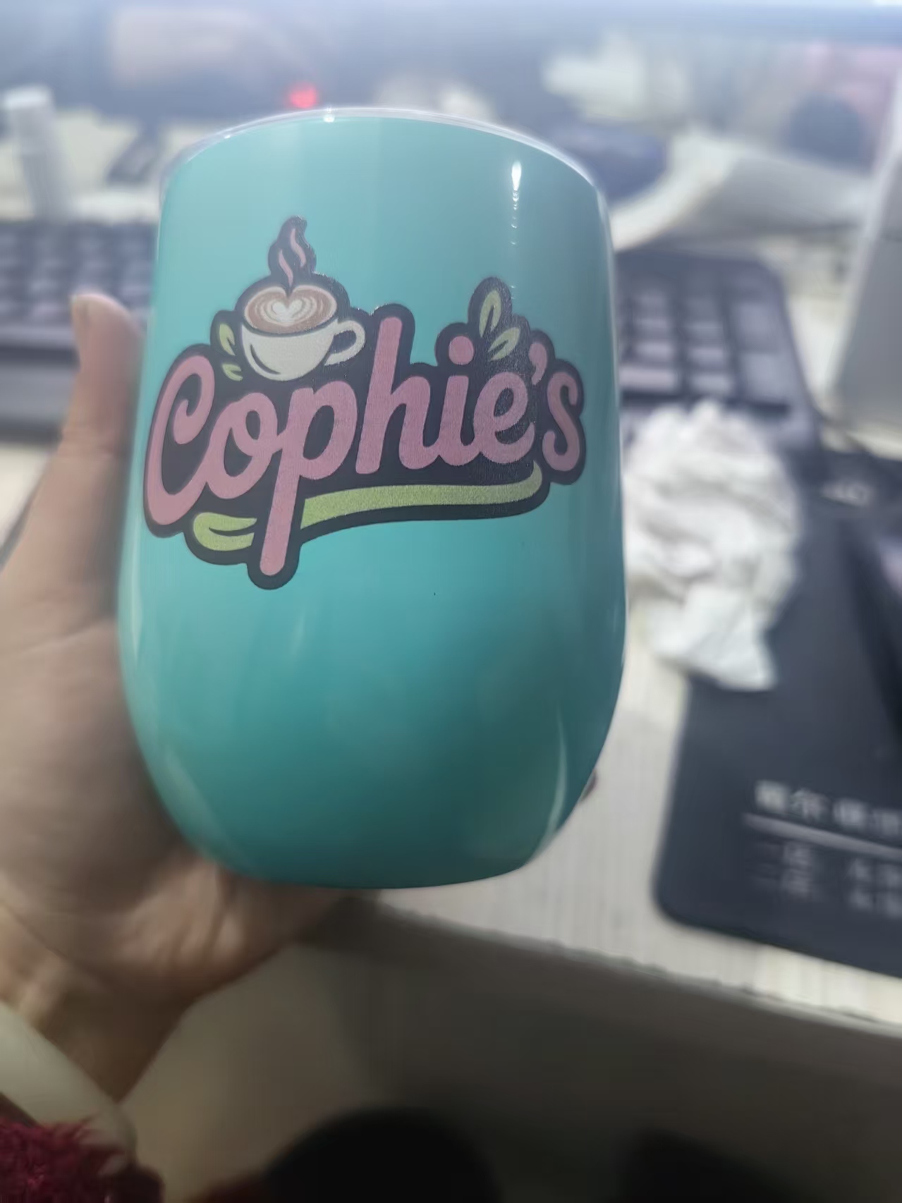 Coffee Equipment Eu - 12oz yumurta bardağı seyahat kahve kupası