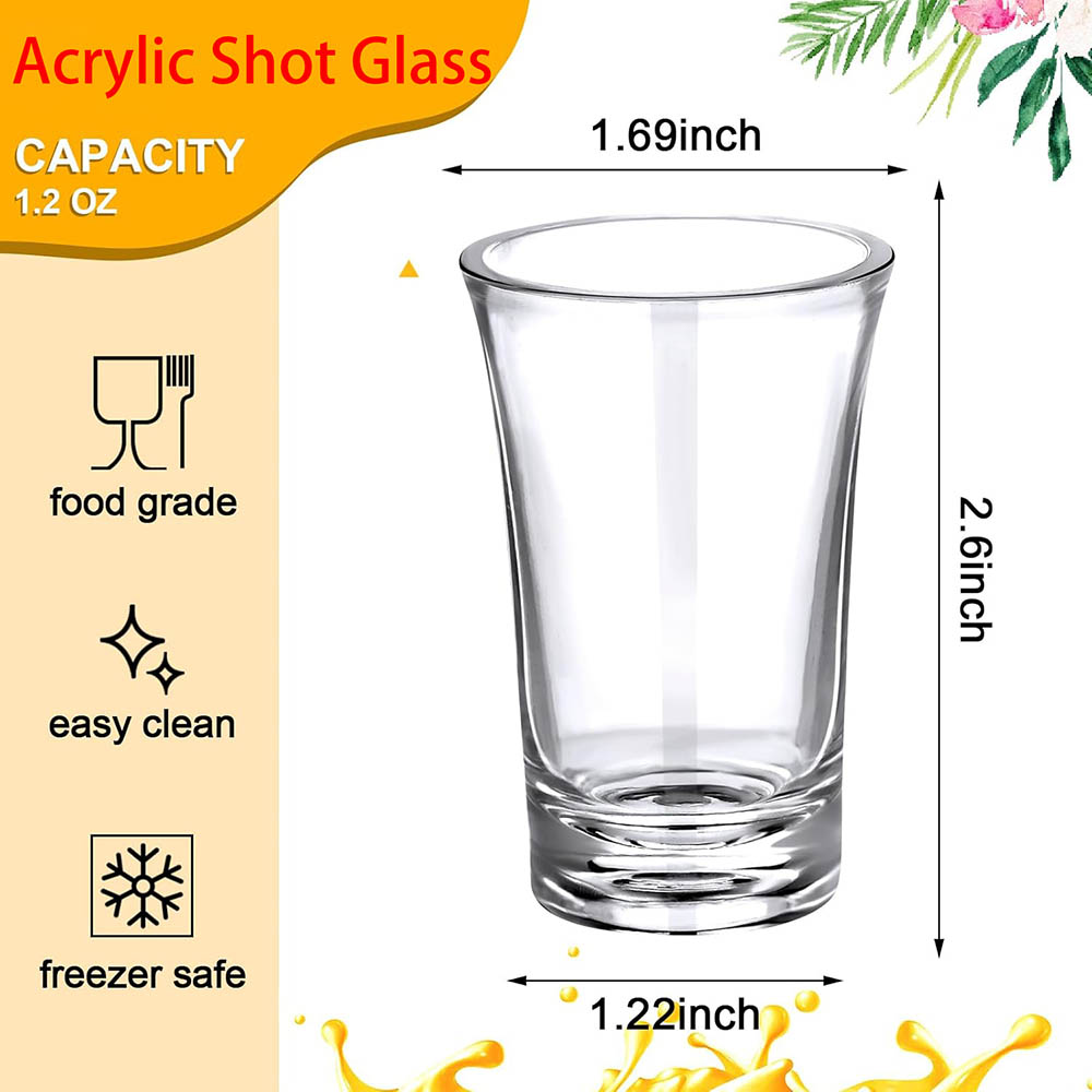 1.2oz Akrilik Shot Bardağı Top - Espresso Shot Glass incelemesi ve fiyatı