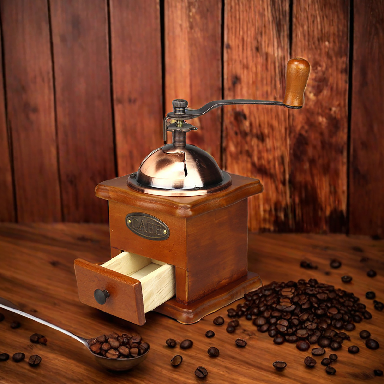 Antik manuel kahve değirmeni e - Vintage Coffee Equipment incelemesi ve fiyatı