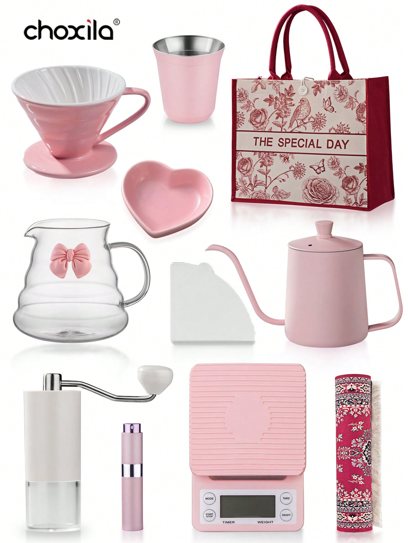 1 takım Pembe Kahve Seti Üzeri - Coffee Equipment Pour Over incelemesi ve fiyatı