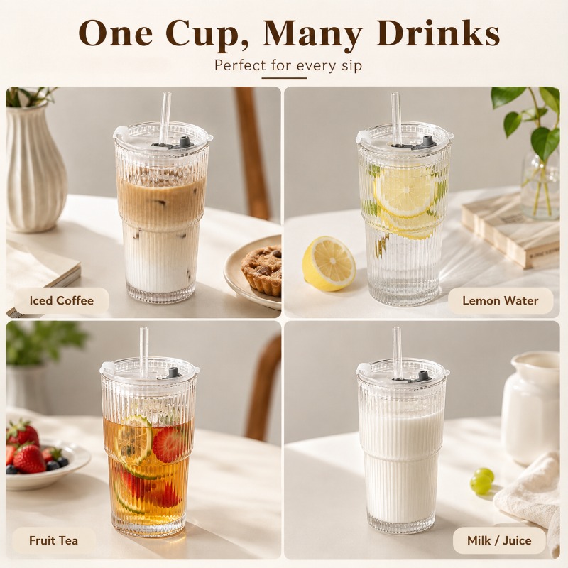 Çizgili Cam Kahve Fincanı Kapa - Espresso Shot Glass incelemesi ve fiyatı