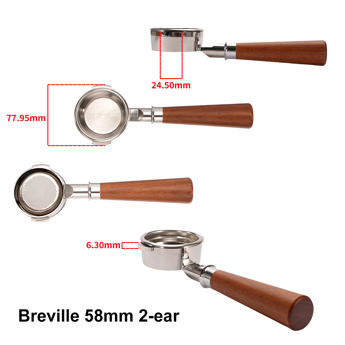 58mm dipsiz Portafilter Brevil - Naked Portafilter Bottomless incelemesi ve fiyatı
