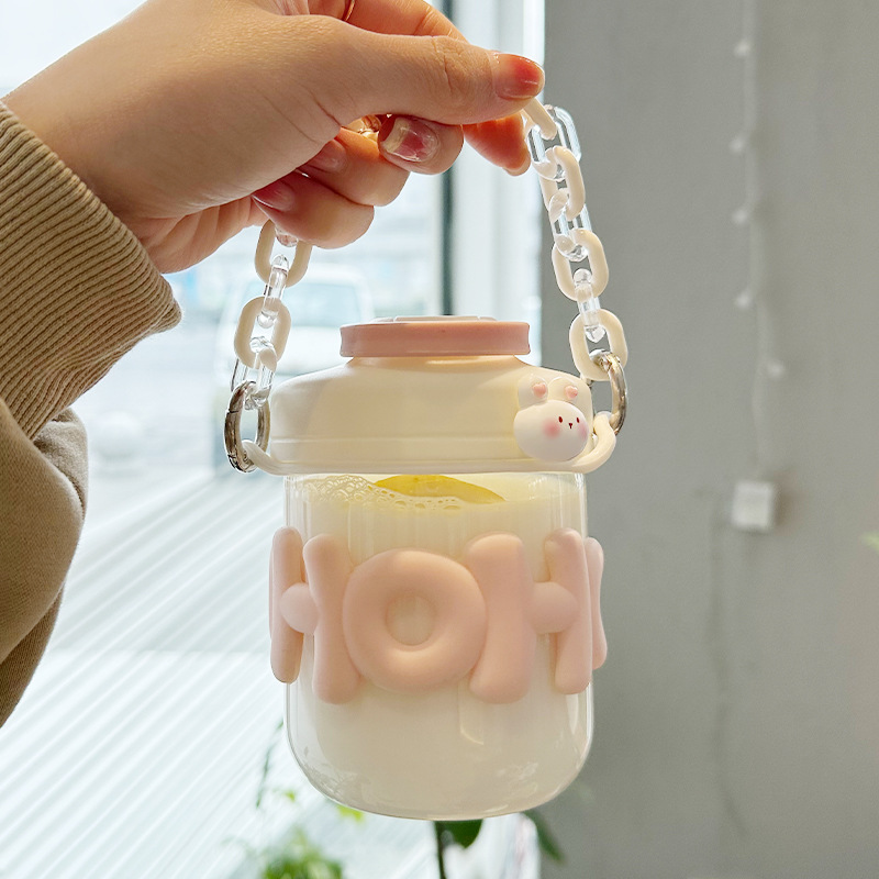 400ML sevimli kız şeffaf cam i - Coffee Equipment Eu incelemesi ve fiyatı
